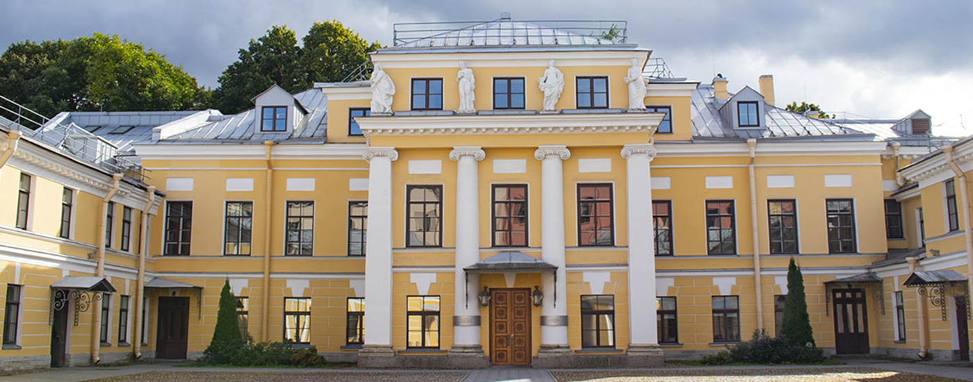 Smolny College main campus in St Petersburg, Russia