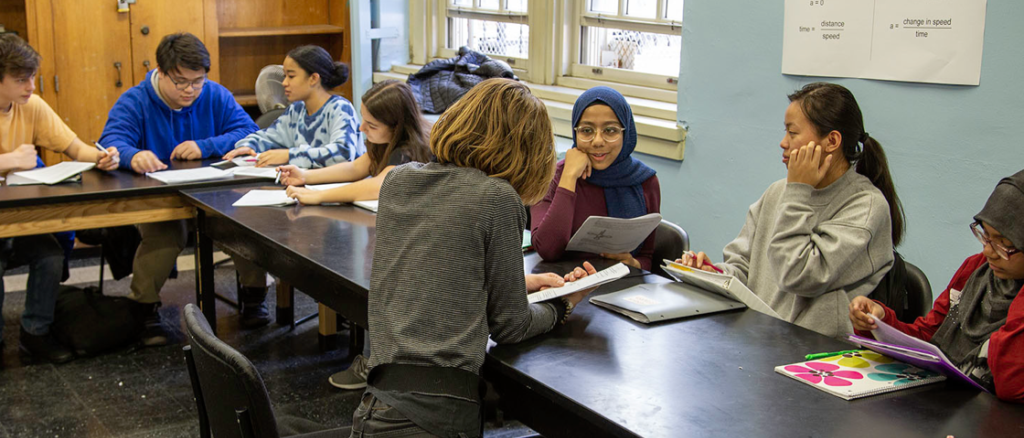 Bard Early College classroom